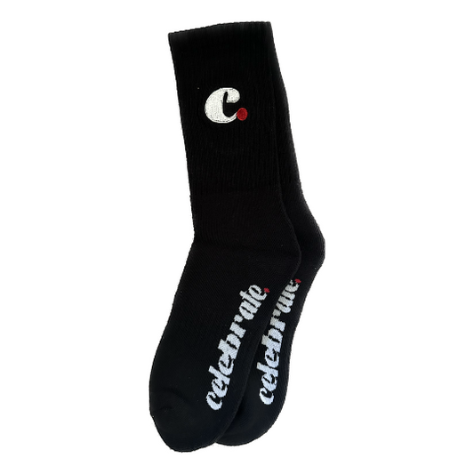 Celebrate skate strømper - Sort (3 par for 199,-)